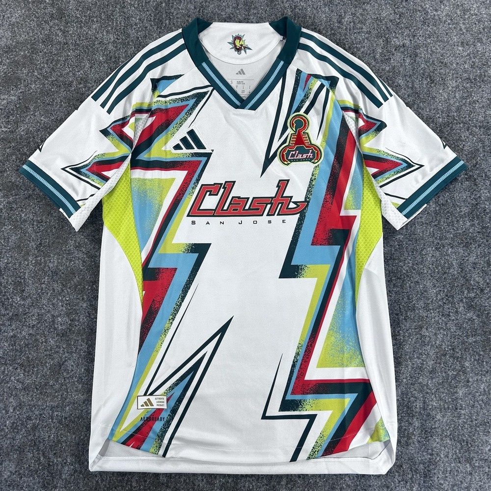 Adidas San Jose Earthquakes Clash 2025/26 Authentic Jersey Mens Size S New W/Tag